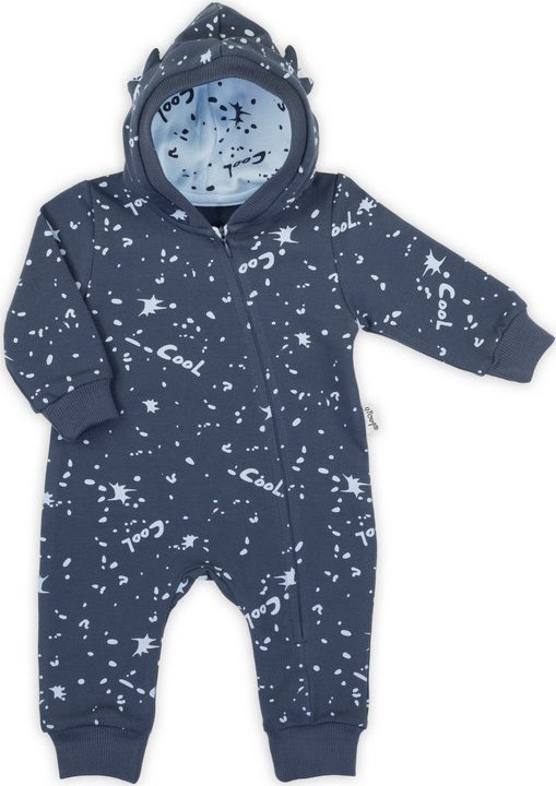 NICOL Pajac kombinezon dla chłopca dresowy niemowlęcy wyprawka Nicol Maks 92