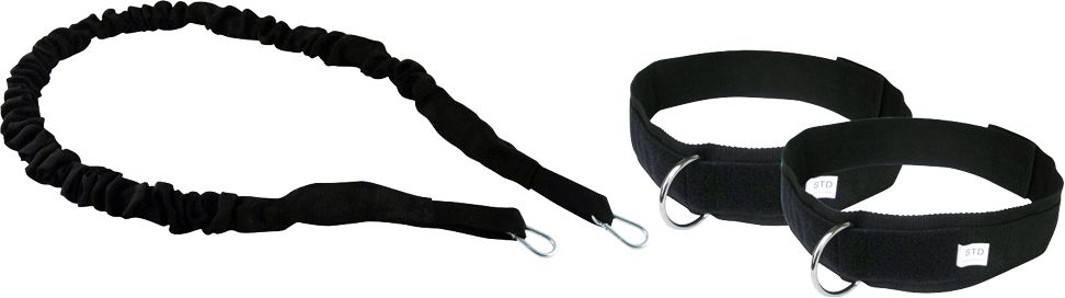 inSPORTline Powerband średni opór czarny 1 szt.