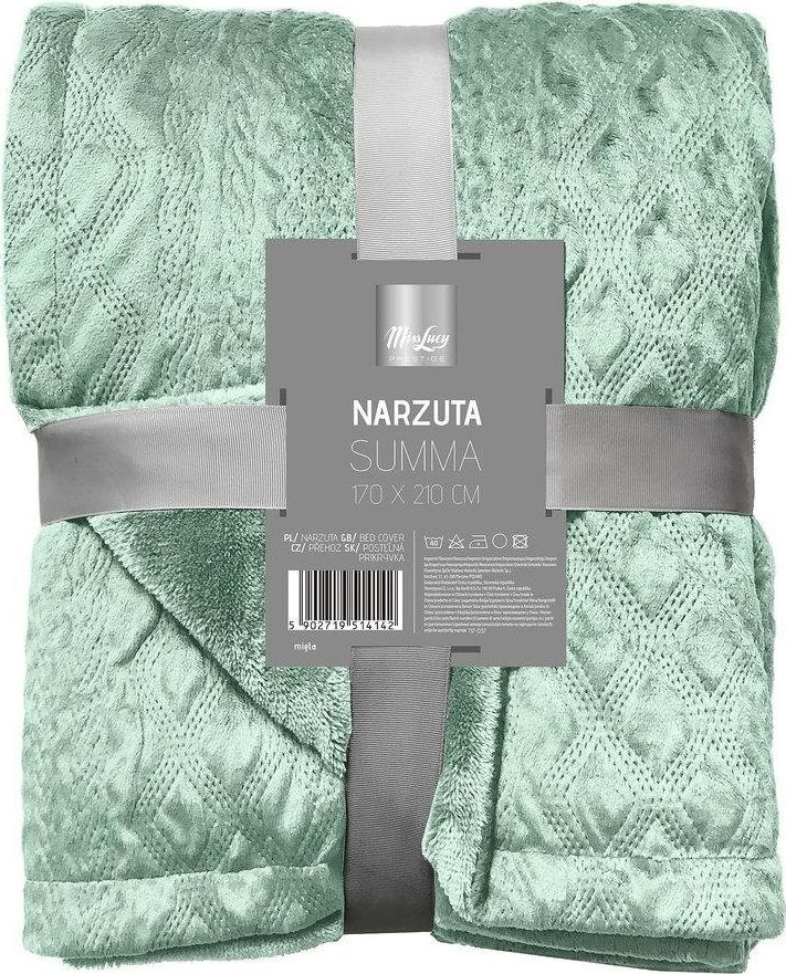 Miss Lucy Narzuta Miss Lucy Summa 170 x 210 cm miętowa
