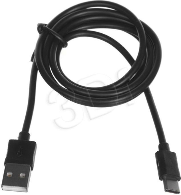 Kabel USB iBOX USB-A - USB-C 1 m Czarny (IKUMTC)