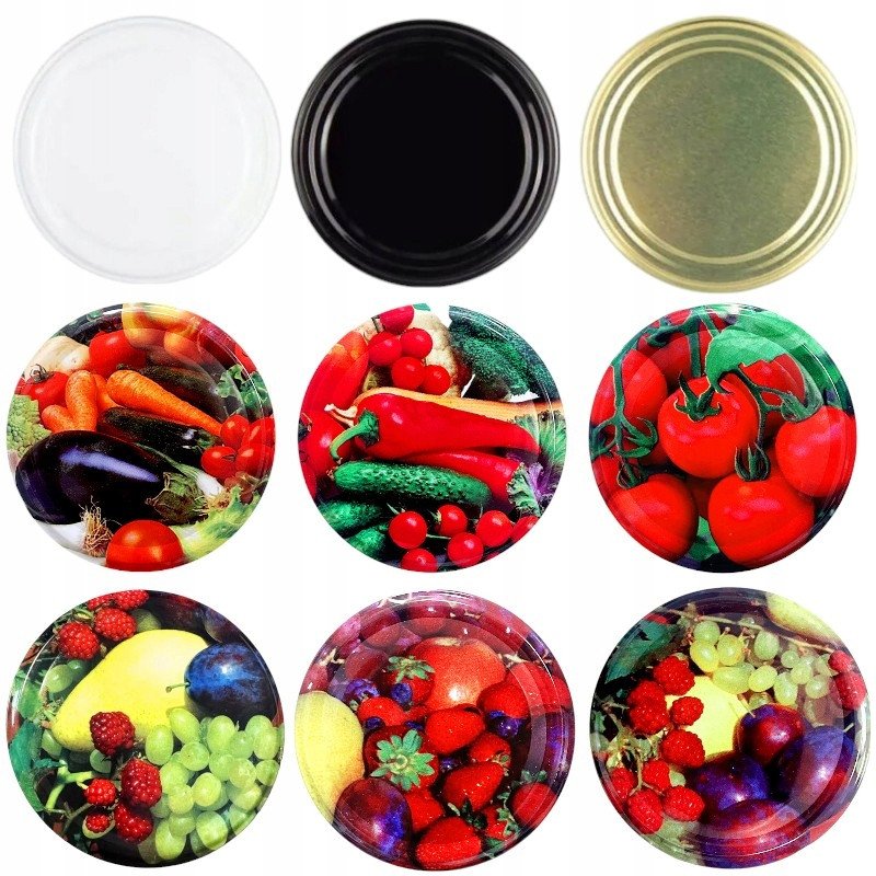 10X WIECZKA FI 100 ZAKRĘTKI NA SŁOIKI