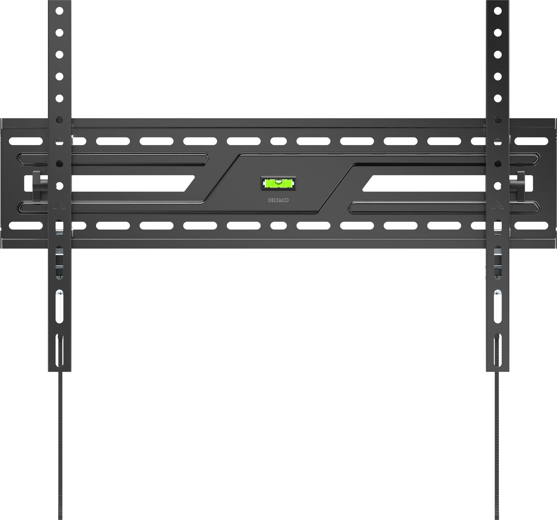 Sieninis laikiklis DELTACO, tvirtas, pakreipiamas, 37–86", 75 kg, juodas / ARM-1154-B / 1903409