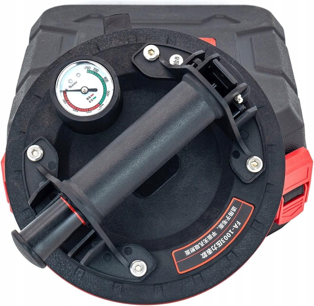 Uchwyt-Przyssawka próżniowa do szyb z manometrem 200mm 170kg (10)