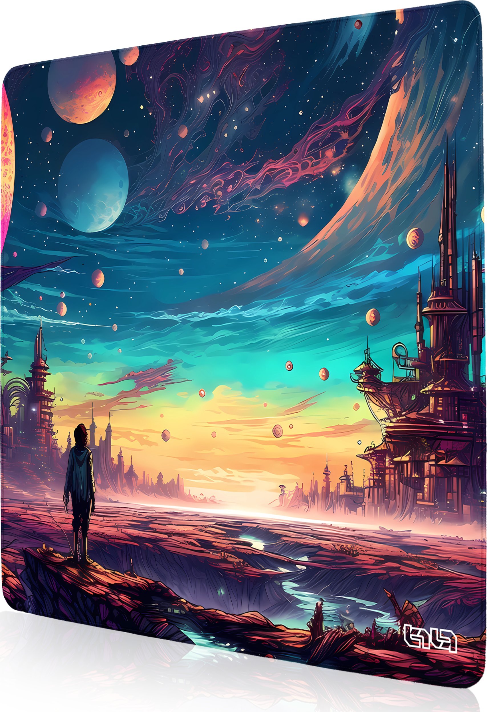 Podkładka Tilt PODKŁADKA POD MYSZ MYSZKĘ Kosmiczne Odkrycia 50x50 TILT XXL Duża Gamingowa