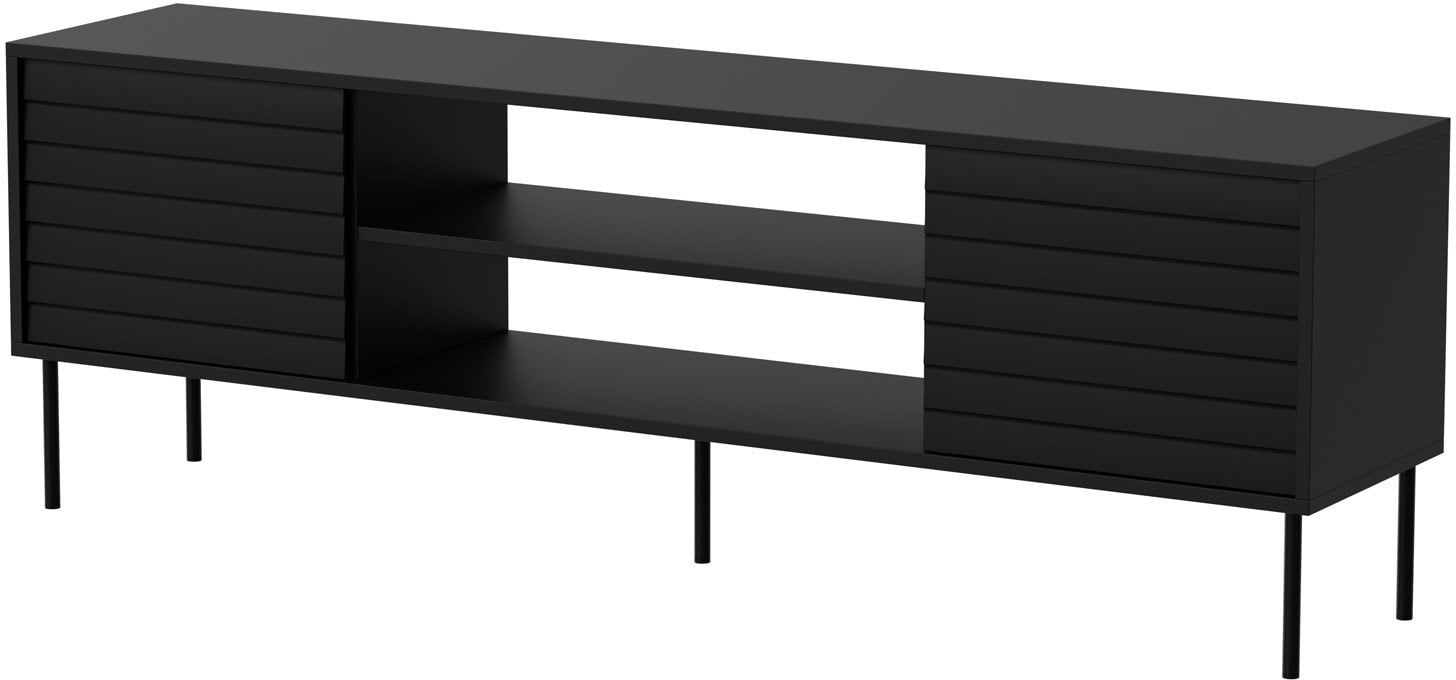 Szafka RTV EF CORTINA 180x40x60 czarny