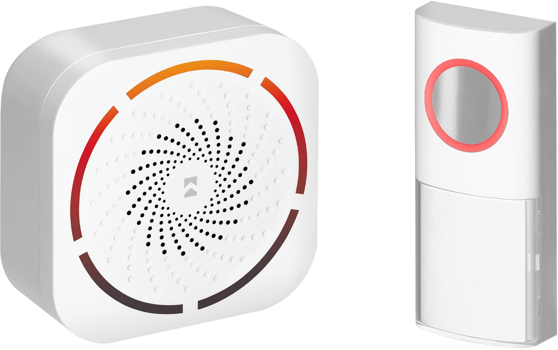 Orno Bezprzewodowy dzwonek sieciowy learning system, 36 dźwięków, 150m, biały, OR-DB-KD-178/W