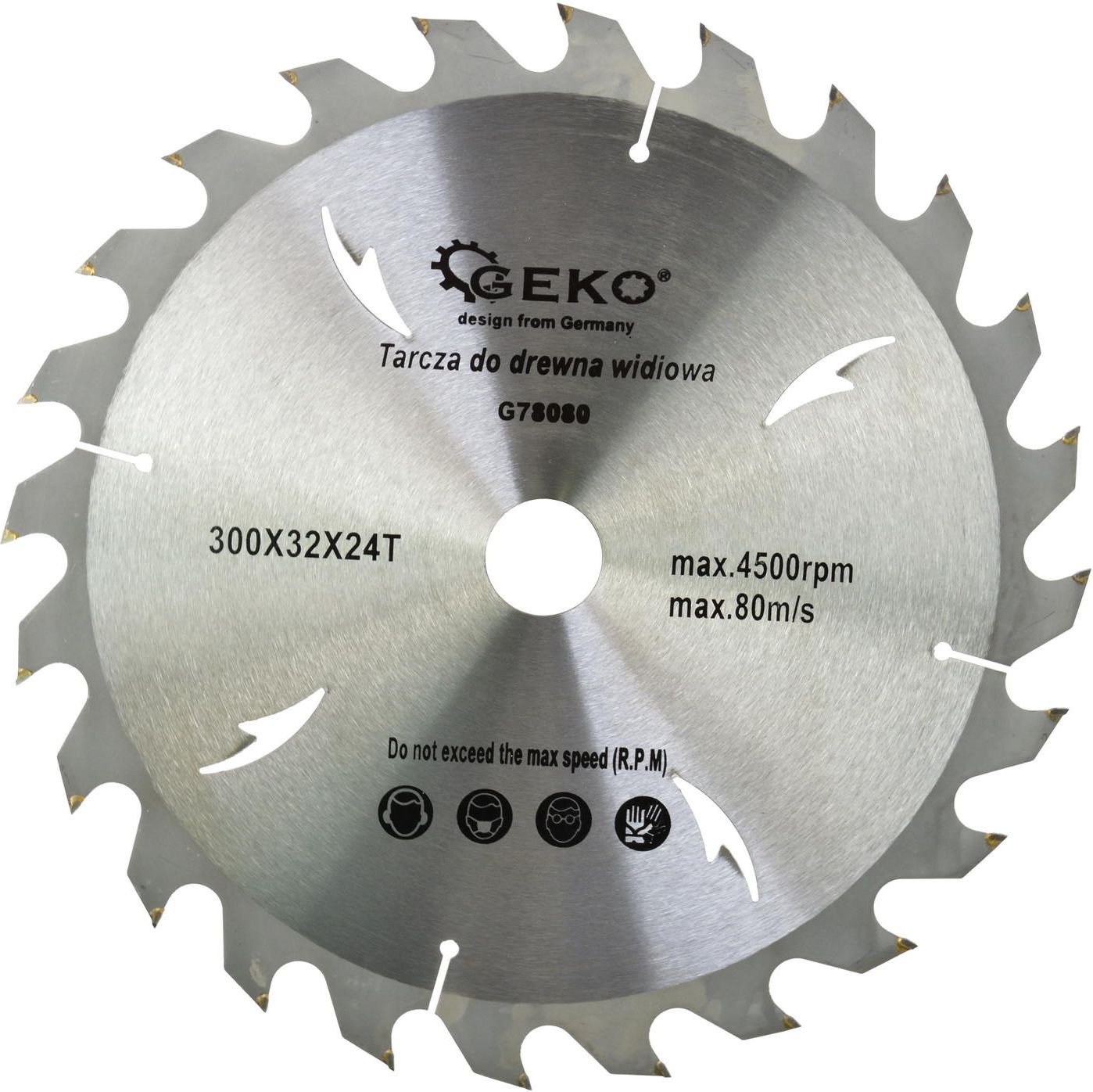 Geko Tarcza do drewna 300x32x24T(otwory)(20)