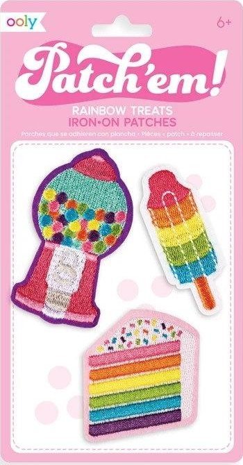 Kolorowe Baloniki Naprasowanki Patch Em - Tęczowe Przysmaki