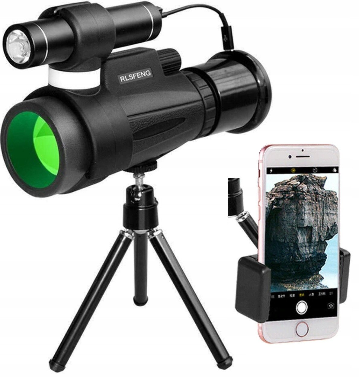 CYFROWY TELESKOP WiFi IR 12x50 LUNETA NOKTOWIZOR !