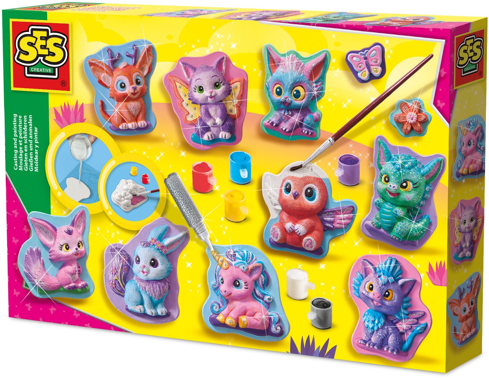 SES Odlewy gipsowe+farby zab.figurki 01342 13424