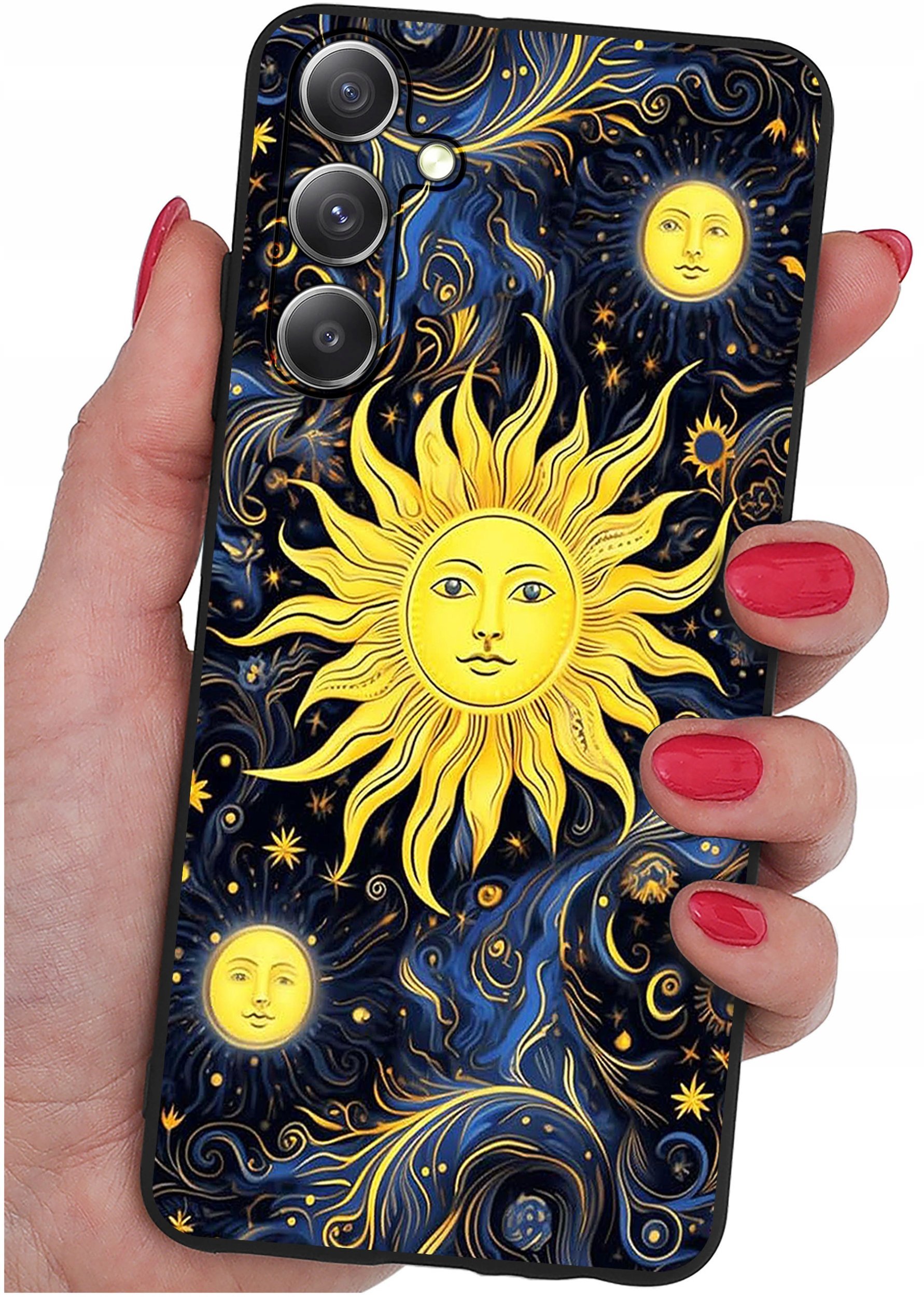 Etui do Samsung Galaxy M35 5G WZORY |SILIKONOWE MATT CASE + SZKŁO 9H