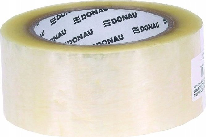 Donau Taśma pakowa DONAU Hot-Melt , 48mm, 132m, 40mikr., transparentna
