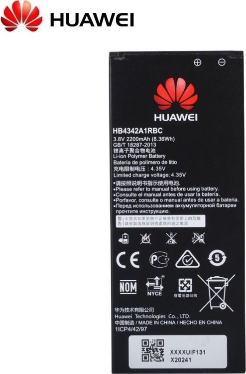 Bateria Huawei Originali baterija Huawei HB4342A1RBC skirta Honor Y6 SCL-TL00 SCL-AL00 CL00, Li-Ion 2200mAh