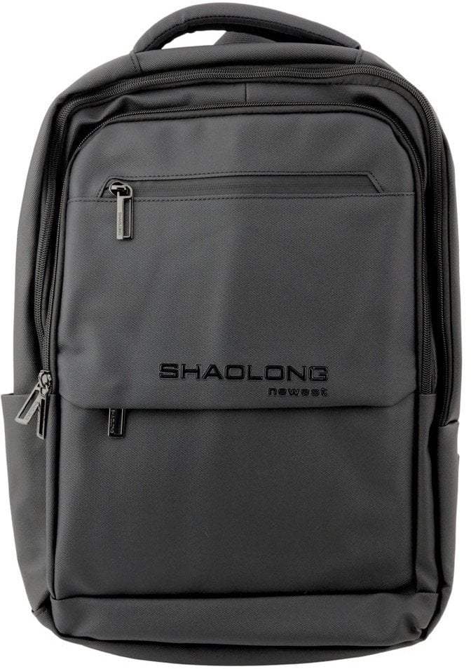 Plecak Miejski Biznesowy USB Kieszeń Na Laptopa Czarny 16L