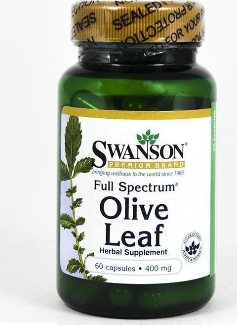 Swanson Swanson olive leaf extract 750mg 60 kaps.