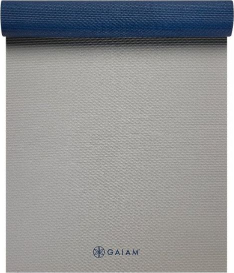 Gaiam Mata do jogi dwustronna szara 6 mm