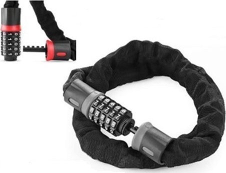 Zabezpieczenie zapięcie do roweru na szyfr 90cm