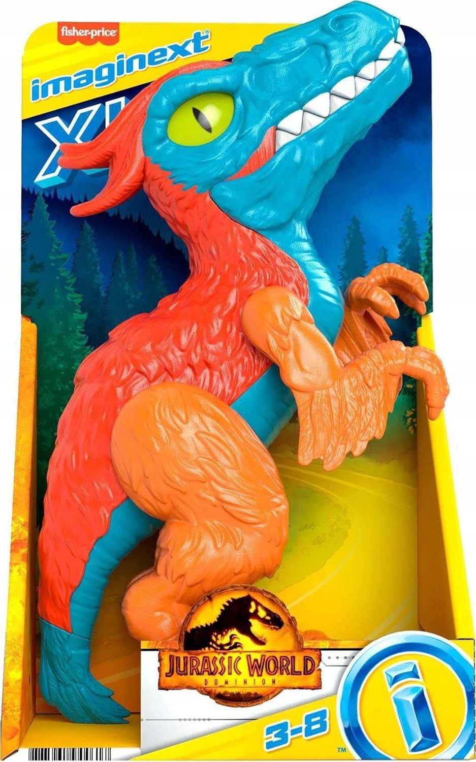 Fisher Price Imaginext Jurassic Park XL DINOZAUR Pyroraptor HKG14