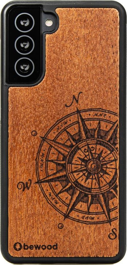 BeWood Drewniane Etui Samsung Galaxy S21 TRAVELER MERBAU