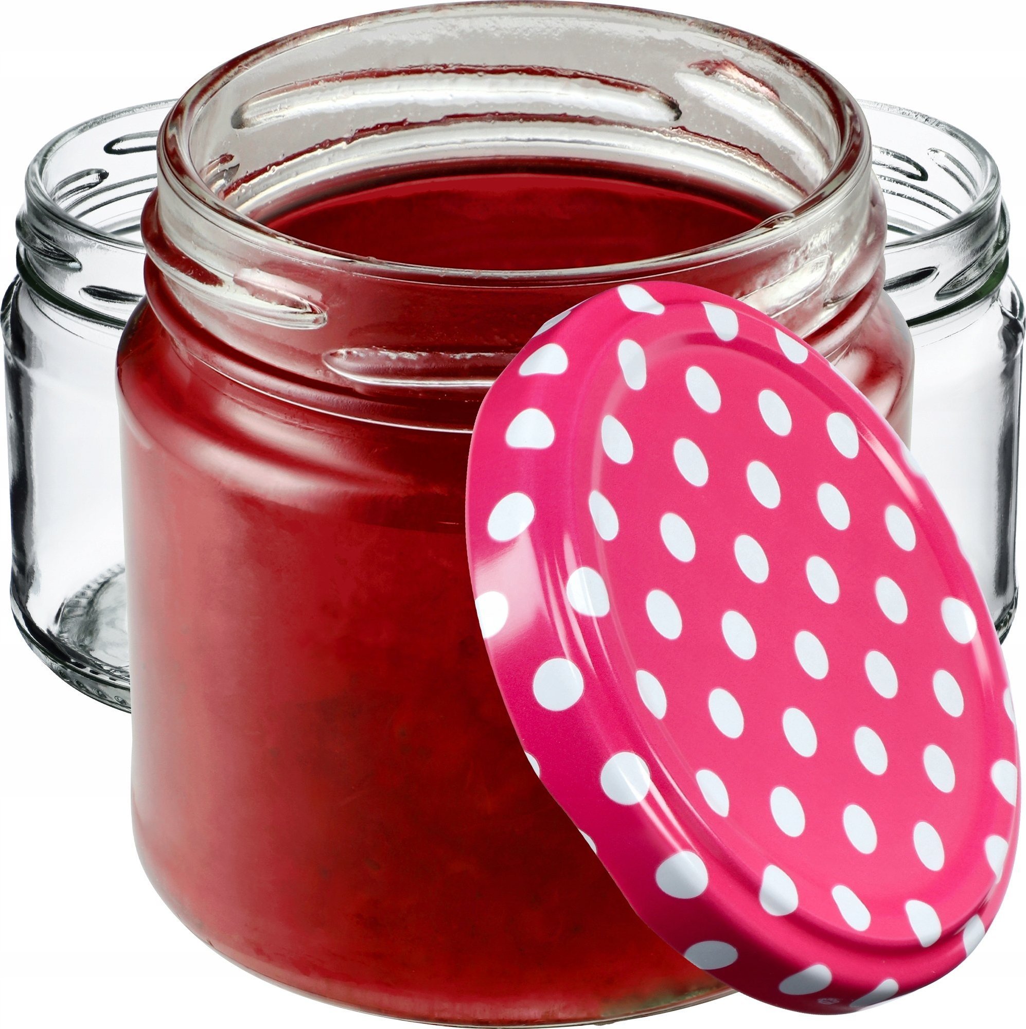 Kadax 50x Słoik 200ml + Zakrętka fi66 Na Przetwory Dżem