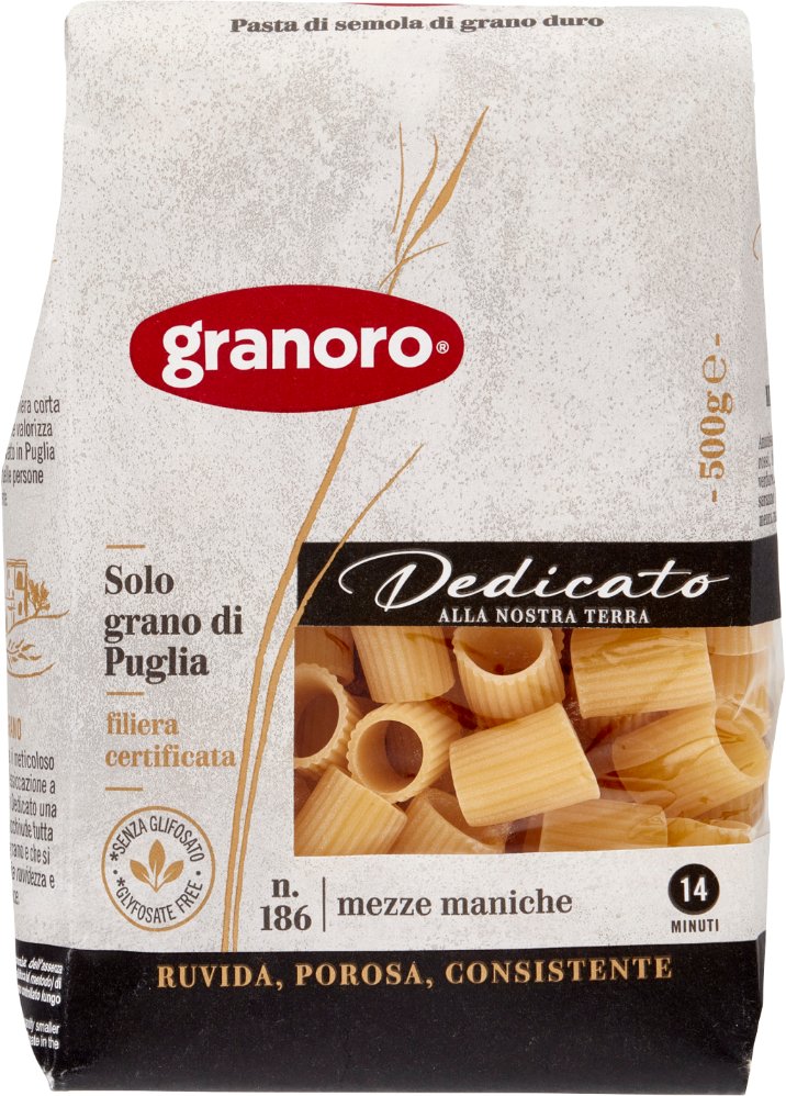 Makaron Dedicato Maniche N.186 500g - Granoro