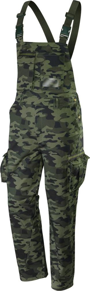 Neo Spodnie robocze na szelkach (Ogrodniczki robocze CAMO, rozmiar XS)