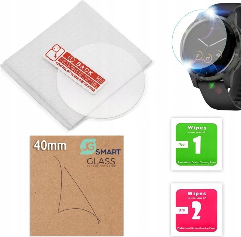 SZKŁO HARTOWANE NA EKRAN SMARTWATCH ZEGAREK 40mm