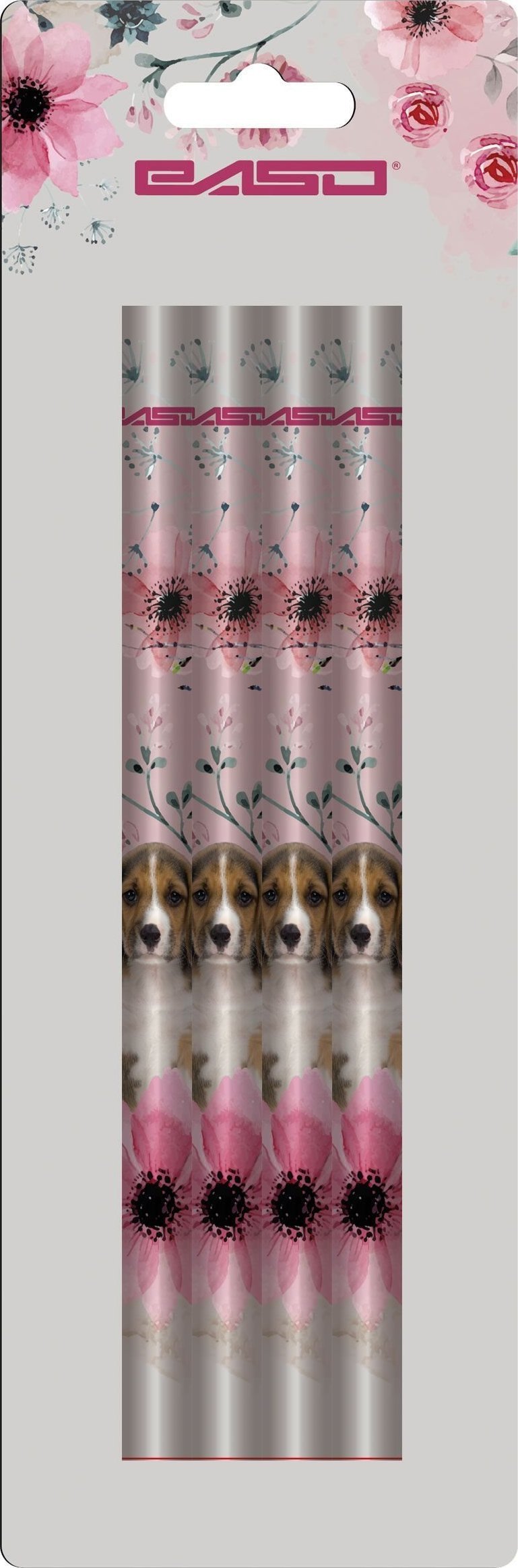 Paso 18-9044PS Dog 4pcs pencils
