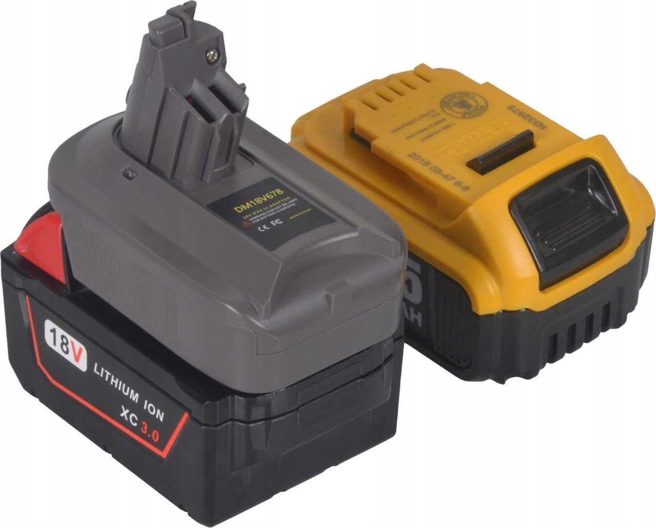 Rosfix ADAPTER PRZEJSCIÓWKA MONTAŻ AKUMULATORA DEWALT MILWAUKEE DO DYSON V7 V6 V8