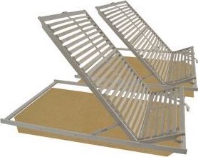 KOŁO MK FOAM Stelaż DUOFLEX DUO KF Basic 180x200 regulowany z pojemnikiem KOŁO MK FOAM