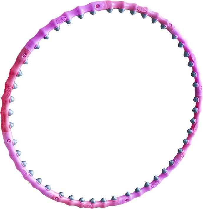 Allright Hula Hop Hoop 90cm z masażem różowe (FE05012)