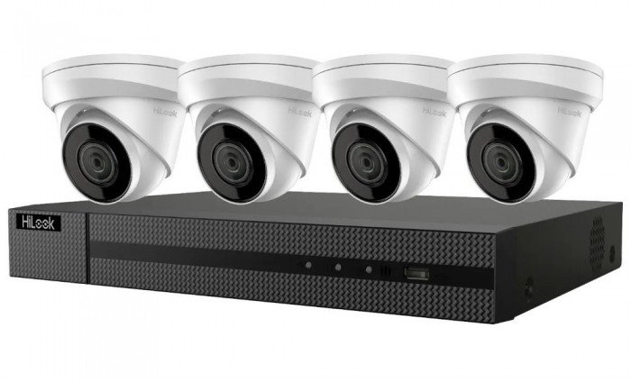 Hilook Zestaw Monitorujący Ik-4248Th-Mh/P Ik-4248Th-Mh/P 4-Kanałowy Z 4 Kamerami 3840x2160 Px (IK4248THMHP)