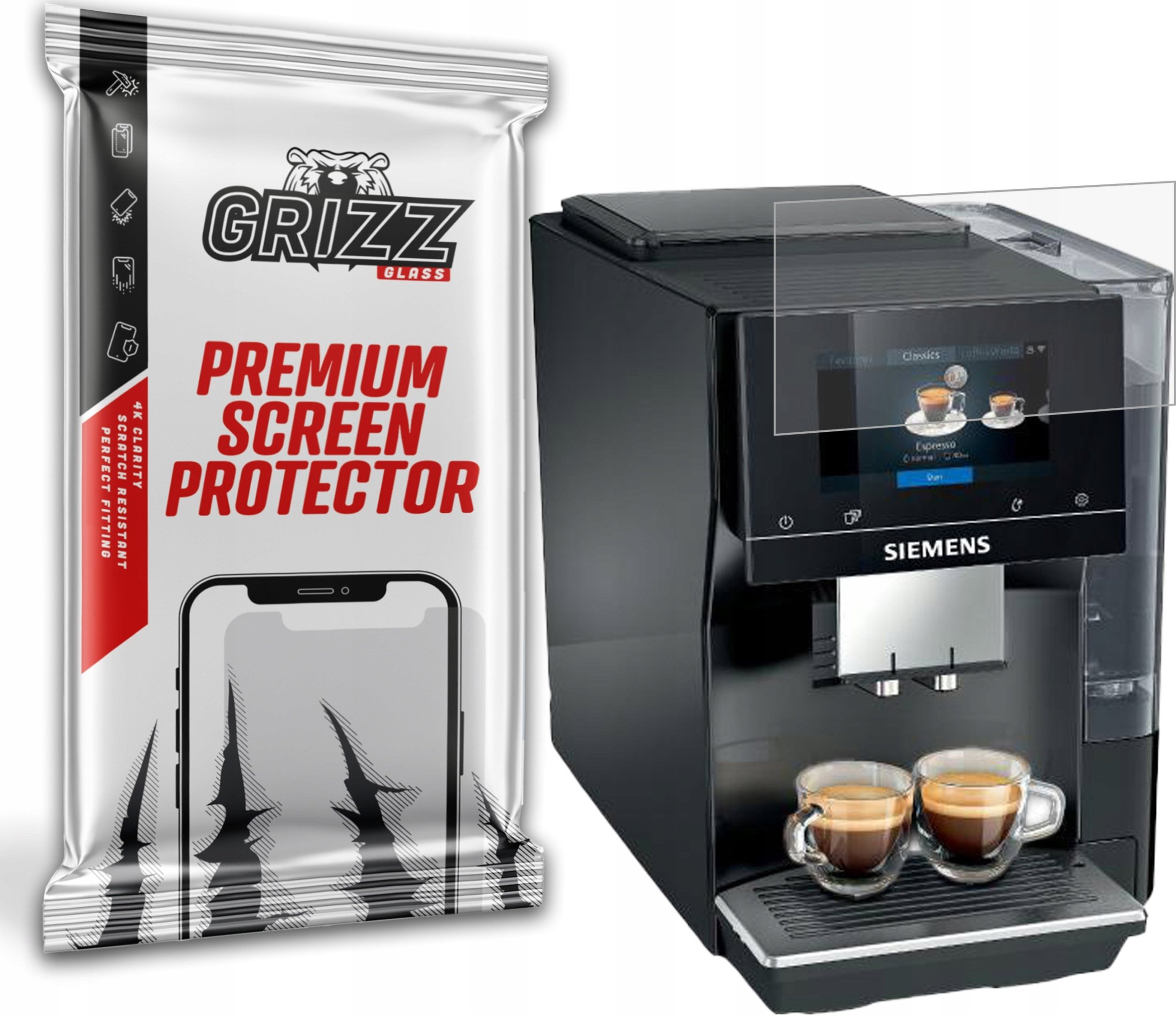 GrizzGlass Folia matowa GrizzGlass PaperScreen do Siemens EQ.700 TP703R09