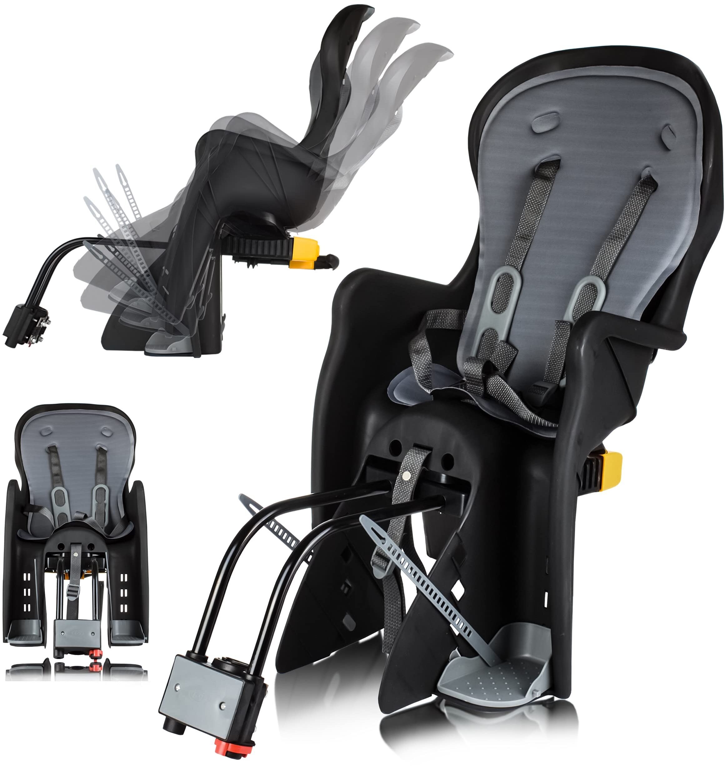 Fotelik rowerowy regulowany na tył do 22kg