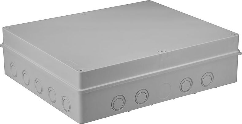Pawbol sp. z o.o. Puszka n/t hermetyczna 460x380x120 18 osłabień IP56 szara S-BOX 816