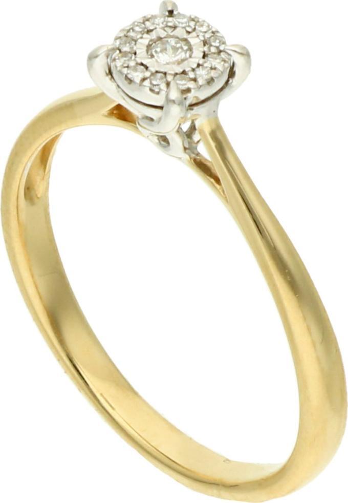 Rosanto Złoty pierścionek z brylantem roz. 14 585 14k