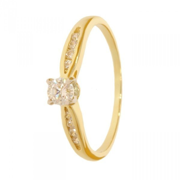 Złoty pierścionek z cyrkoniami PR.00806 pr.585