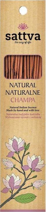 Sattva Natural Indian Incense naturalne indyjskie kadzidełko Champa 15szt