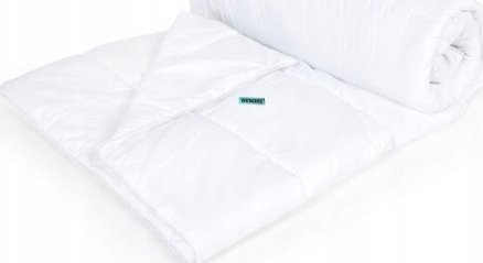 Wendre Kołdra medyczna całoroczna 200x220 cm biała pikowana duża