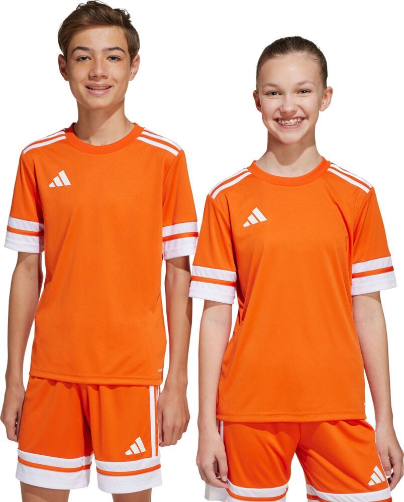 Koszulka dla dzieci adidas Squadra 25 pomarańczowa JC8666 116cm