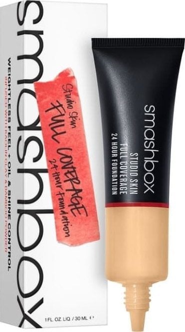 Smashbox Smashbox, Studio Skin, High Cover, Liquid Foundation, 2.22, Light-Medium Neutral Olive, 30 ml For Women