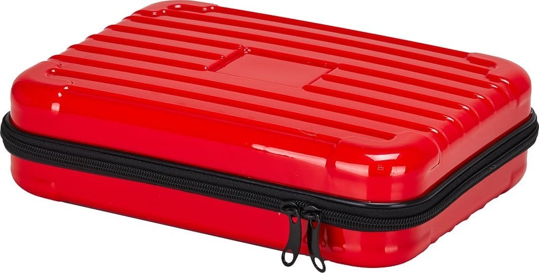 Activeshop Kuferek walizka fryzjerska barberska czerwona