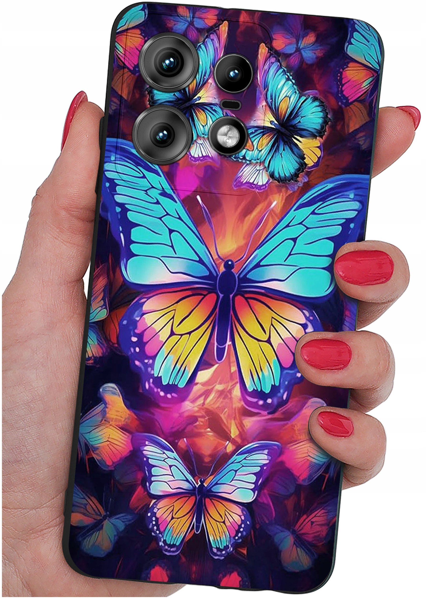 Etui do Motorola Moto EDGE 50 Pro WZORY |SILIKONOWE MATT CASE