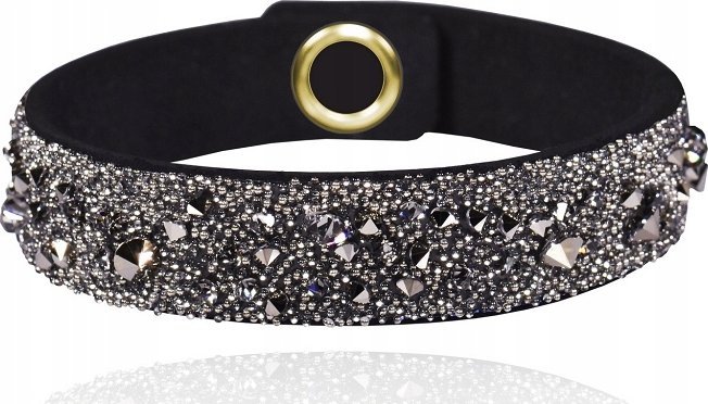 Radziszewska Jewellery Bransoletka na Dzień Kobiet Alcantara Kryształy Prezent ŻYCZENIA GRATIS