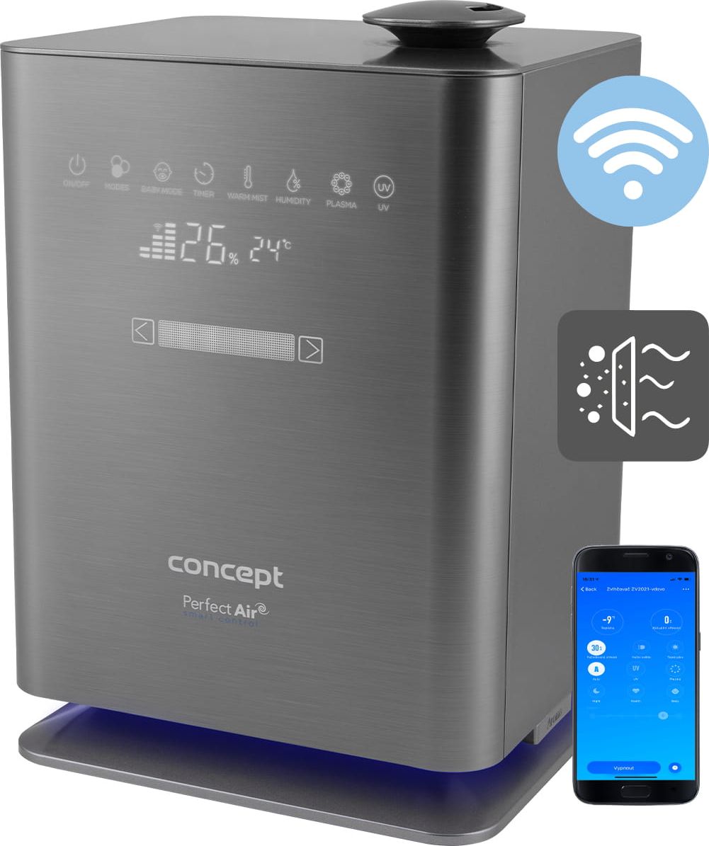 Nawilżacz powietrza Concept Solution ZV2021 Perfect Air Szary