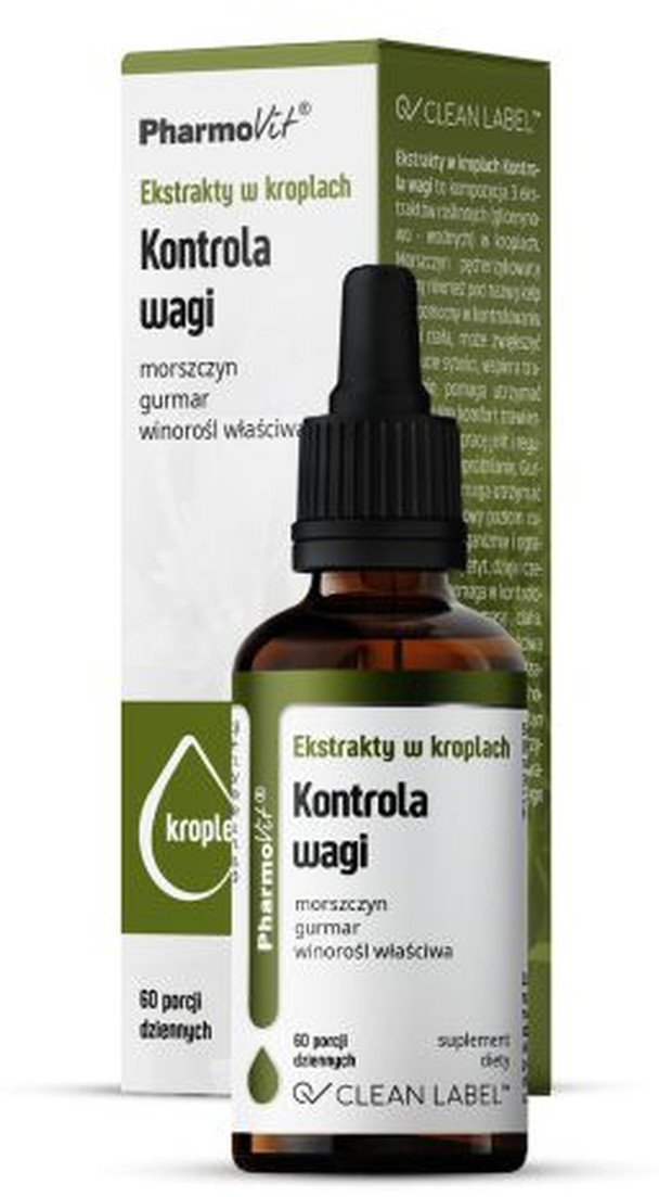 Pharmovit Kontrola wagi suplement diety w kroplach 30ml