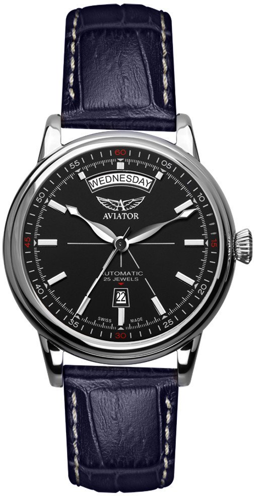 Zegarek męski Aviator V.3.20.0.142.4.BLDDD niebieski