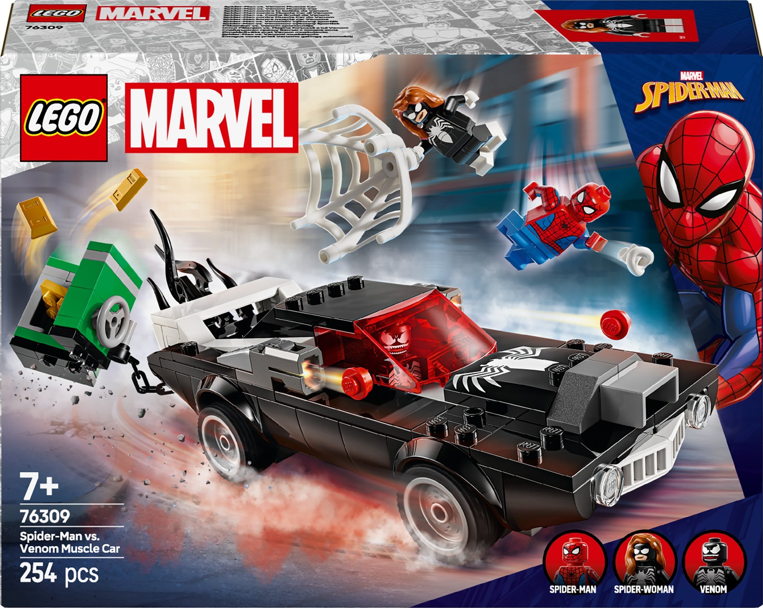 Marvel Spider-Man kontra muscle car Venoma (76309)