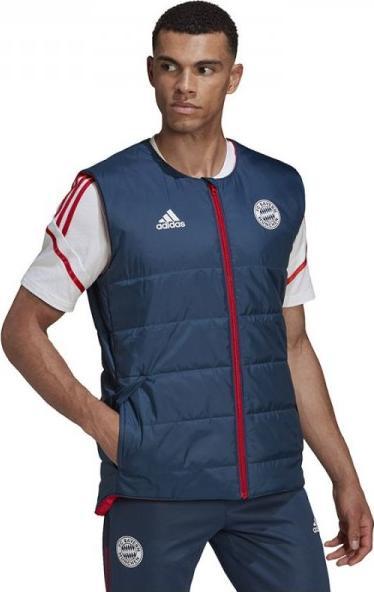 Adidas Bezrękawnik adidas Bayern PAD VEST HG1132 HG1132 granatowy S
