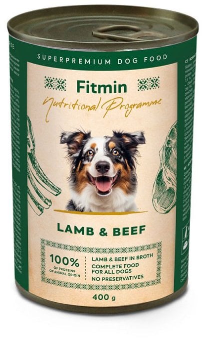 Program karma mokra dla psa wołowina z jagnięciną 400g